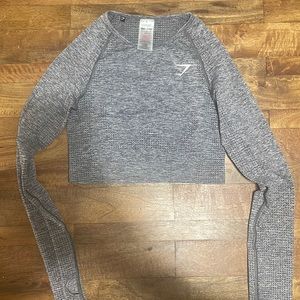 Cropped gymshark long sleeve top